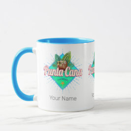 Punta Cana Caribbean Dominikanische Republik Retro Tasse