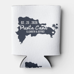 Punta Cana Custom Navy Hochzeit Minimalistische Ka Dosenkühler