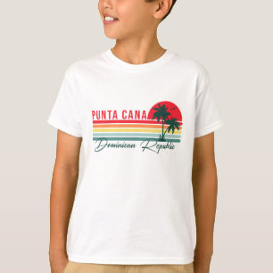 Punta Cana Dominican Palm Tree Beach Vintag T-Shirt