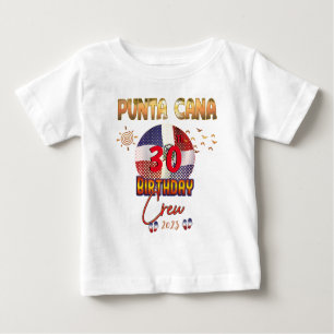 Punta Cana Dominican Republic Birthday Matching  Baby T-shirt