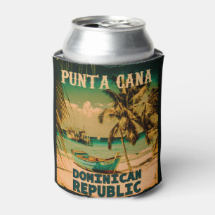 Punta Cana Dominican - Vintager Souvenir 80er Dosenkühler