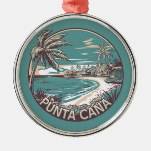Punta Cana Dominikanische Republik Abzeichen für K Ornament Aus Metall