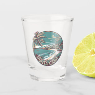 Punta Cana Dominikanische Republik Abzeichen für K Schnapsglas