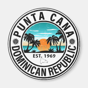 Punta Cana Dominikanische Republik Familien-Souven Magnet
