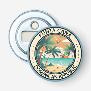 Punta Cana Dominikanische Republik Hut Abzeichen Flaschenöffner