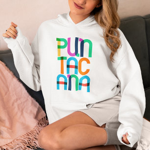 Punta Cana Dominikanische Republik Pop Art Letters Hoodie