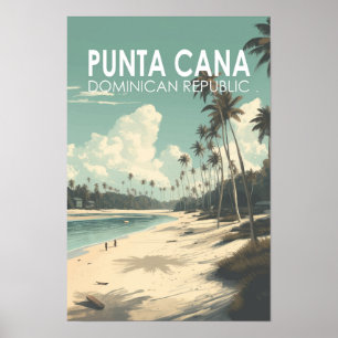 Punta Cana Dominikanische Republik Reise Kunst Vin Poster