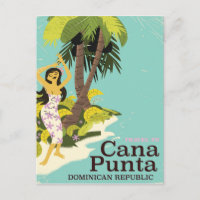 Punta Cana Dominikanische Republik Reiseplakat