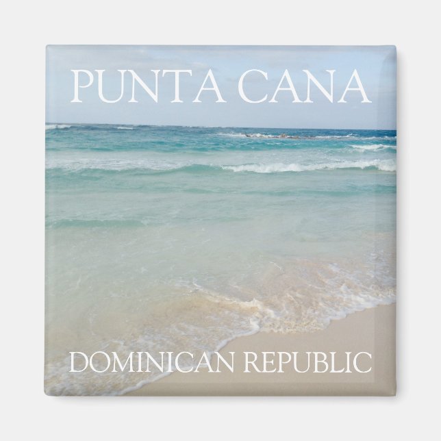 Punta Cana, Dominikanische Republik Schöner Strand Magnet (Vorne)
