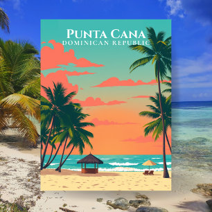 Punta Cana Dominikanische Republik Strand Reise Ku Postkarte