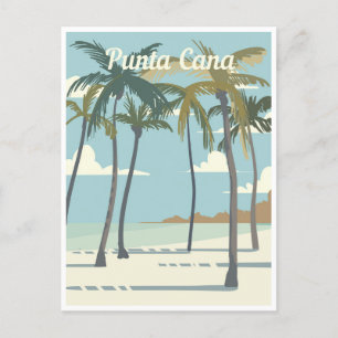 Punta Cana Dominikanische Republik Vintag Postkarte