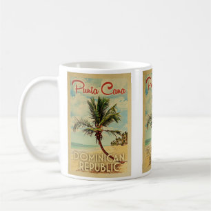 Punta Cana Dominikanische Republik-Vintage Reise Kaffeetasse