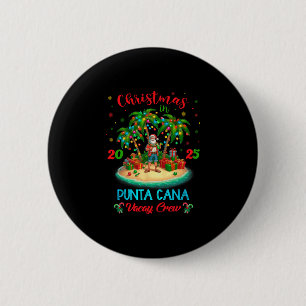 Punta Cana Dominikanische Republik Weihnachtskreuz Button