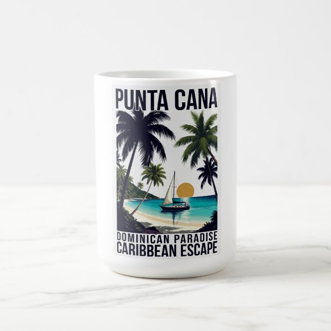 Punta Cana Dominikanisches Paradies Kaffeetasse (Mittel)