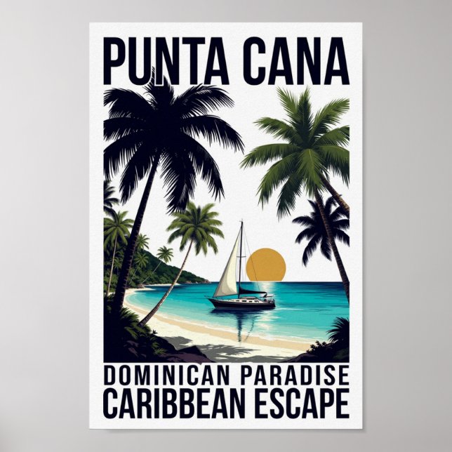 Punta Cana Dominikanisches Paradies Poster (Vorne)