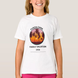 Punta Cana Familienurlaub Tropischer Strand Sonnen T-Shirt