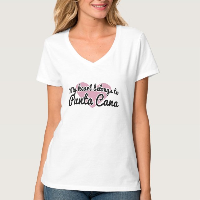 Punta Cana Heart T-Shirt (Vorderseite)