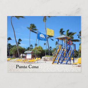 Punta Cana in der Dominikanischen Republik Postkarte