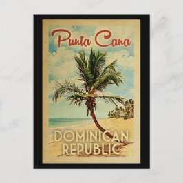 Punta Cana Postcard Dominikanische Republik Vintag Postkarte