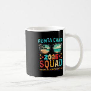 Punta Cana Squad 2025 Lustige Groovy Wiedersehen F Kaffeetasse
