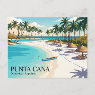 Punta Cana Strand Dominikanische Republik Postkarte