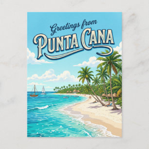 Punta Cana Strand Dominikanische Republik Postkarte