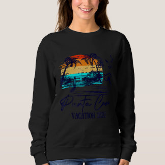 Punta Cana Strände Sommerferien Familie Sweatshirt