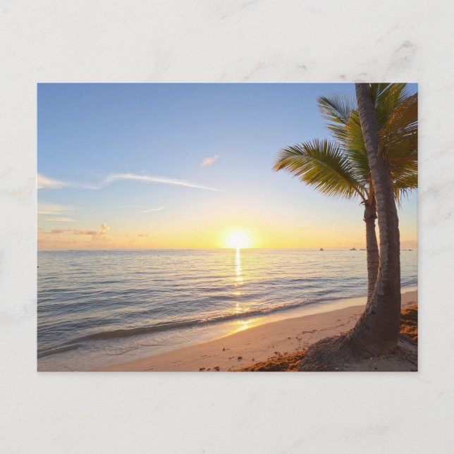 PUNTA CANA SUNRISE POSTCARD POSTKARTE (Vorderseite)