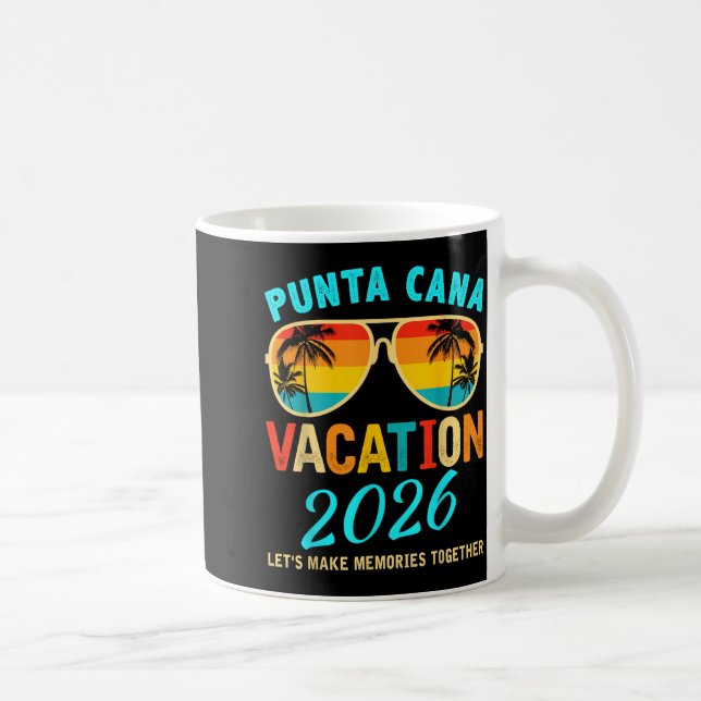 Punta Cana Trip 2026 Beach Vacation Summer Hollida Kaffeetasse (Rechts)