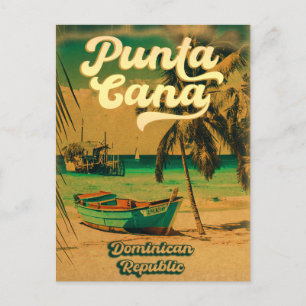 Punta Cana Tropische Hochzeit Save the Dates Postkarte