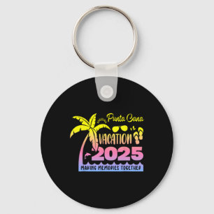 Punta Cana Vacation 2025 Erinnerungen zusammenbaue Schlüsselanhänger