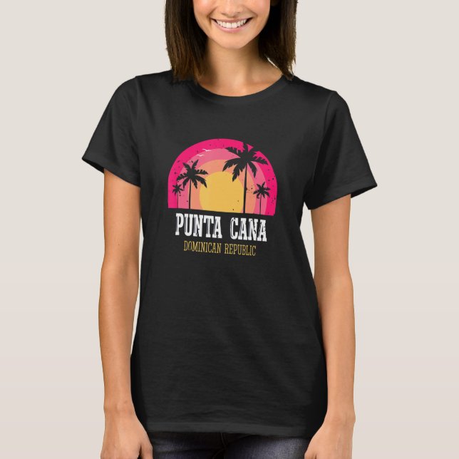 Punta Cana vacation, Punta Cana souvenirs Dominica T-Shirt (Vorderseite)