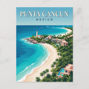 Punta Cancun Mexiko Postkarte