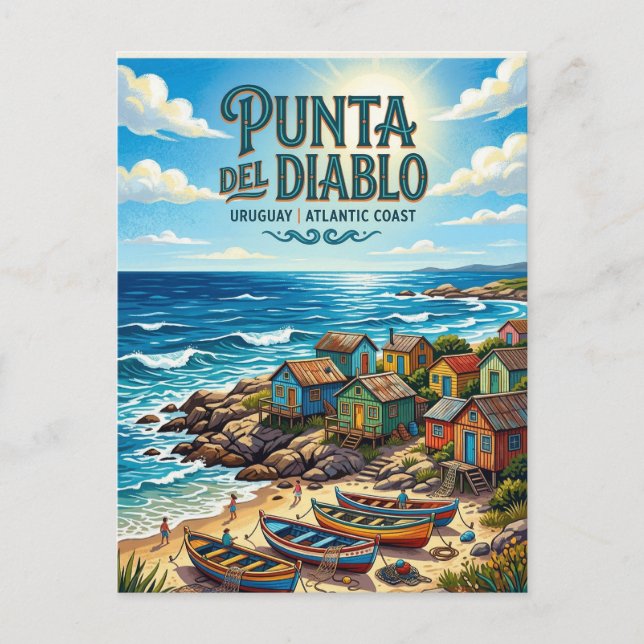 Punta del Diablo Postkarte (Vorderseite)