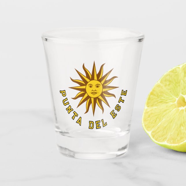 Punta del Este, Uruguay Schnapsglas (Vorderseite)