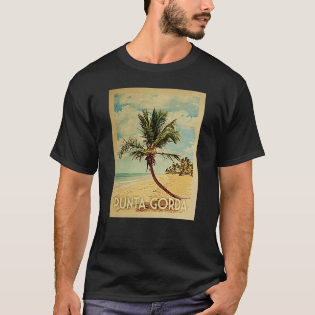 Punta Gorda Vintage T - Shirt - Strand (Vorderseite)