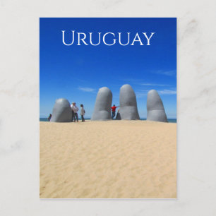 punta hand uruguay postkarte