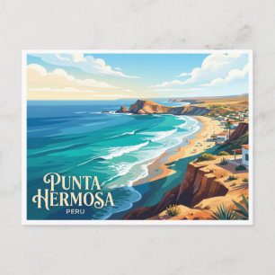 Punta Hermosa Peru Postkarte