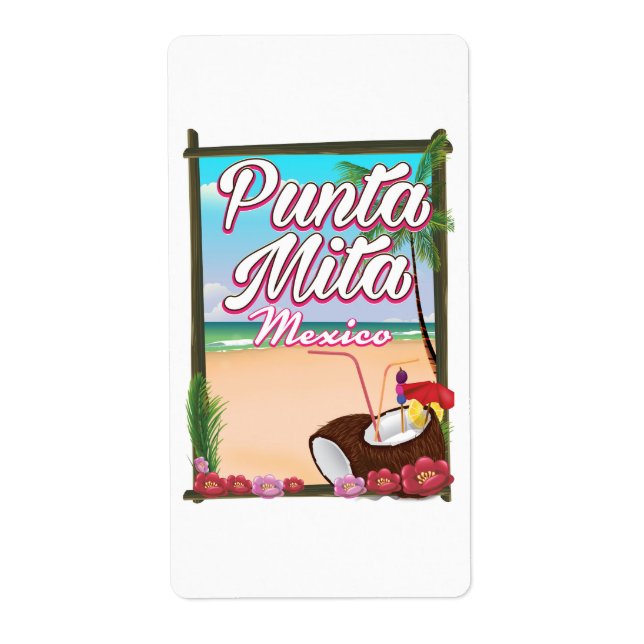 Punta Mita, Mexiko Beach Reiseplakat (Vorne)