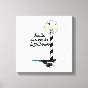 Punta Moscarter Lighthouse Leinwanddruck