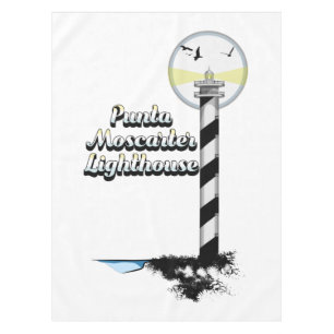 Punta Moscarter Lighthouse Tischdecke