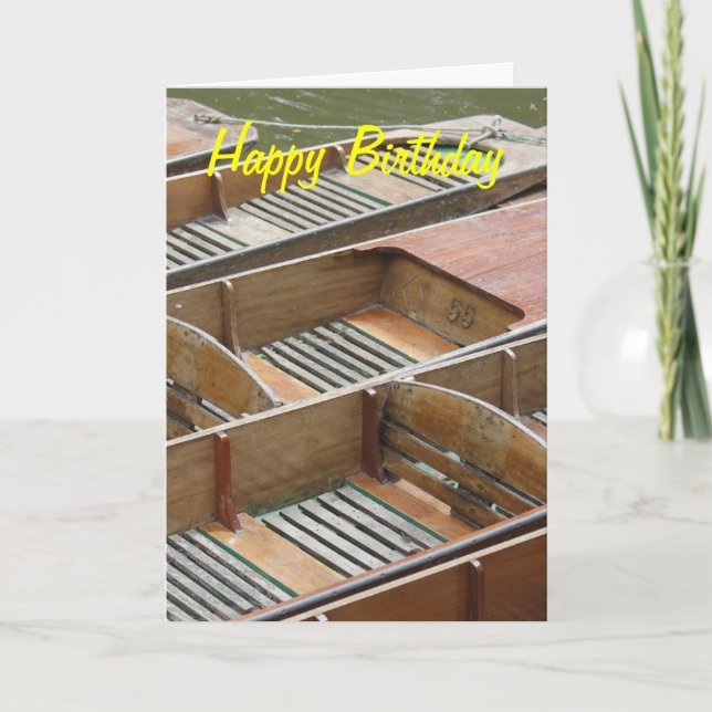 Punts, Happy Birthday Karte (Vorderseite)