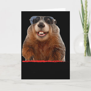 Punxsutawney-Waldmurmelliebhaber und Groundhog-Fan Karte