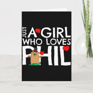 Punxsy Phils Süßer Tag des Murmeltieres, 2. Februa Karte