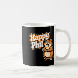 Punxy Phils süßes Groundhog-Day-Kostüm 2. Februar Kaffeetasse