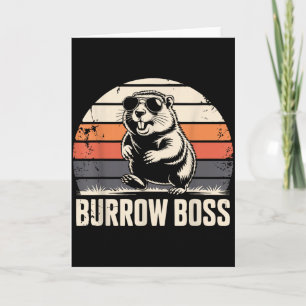 Punxy Phils Tag der Murmeltier Kostüm 2. Februar B Karte