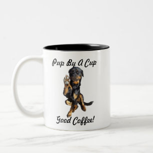 Pup by Cup Zweifarbige Tasse