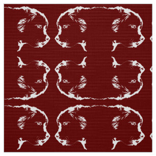 Pup Fabric Fabric Puppy Dodge Pattern Stoff
