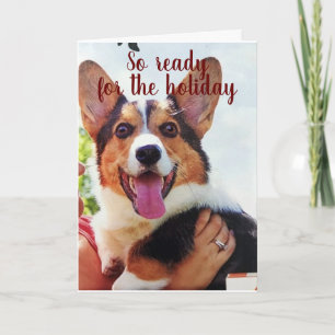 PUP KANN NICHT WARTEN, UM IHNEN "NUR WEIHNACHTEN" KARTE