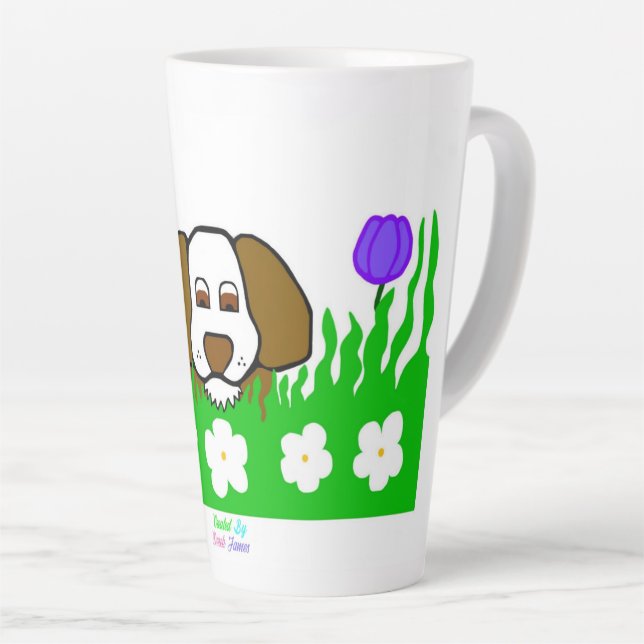 Pup N Play Large Latte Tasse (Rechte Ecke)